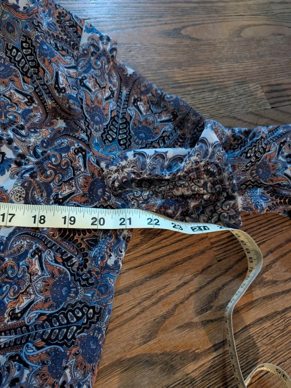 Melanie Lyne Paisley Cross-Over Blouse | Size 8 | NWT - Picture 10 of 12